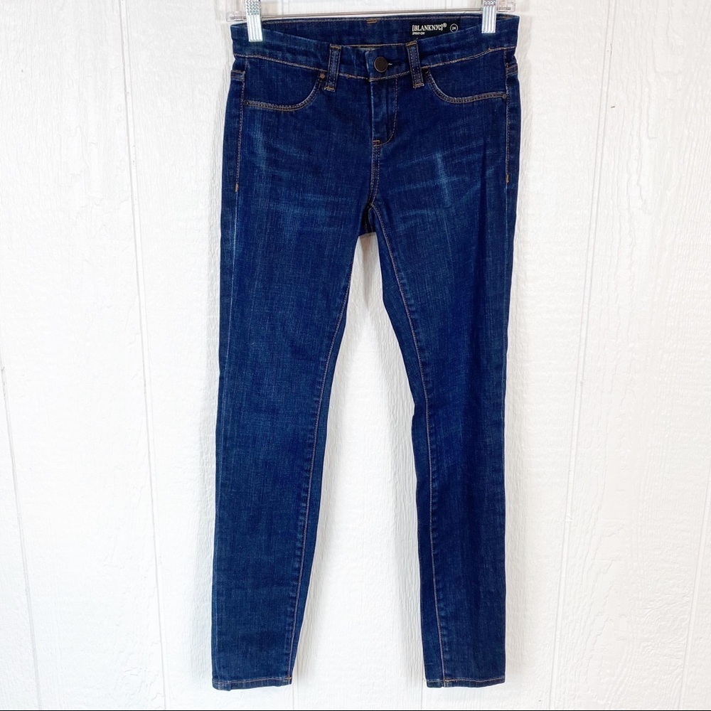 Blank NYC Spray On Skinny Denim Blue Jeans